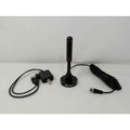 Compact Indoor-Outdoor Digital TV Antenna with 16.5ft Cable & Magnetic Base