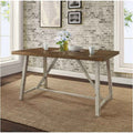 Better Homes and Gardens Collin Wood and Metal Dining Table 58.5" x 35.5" x 30" H