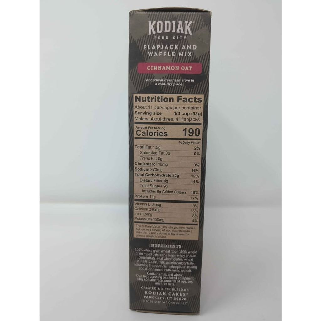 Kodiak Protein pancakes 20 ounce. Pack of 6. 20 oz each. Cinnamon oat