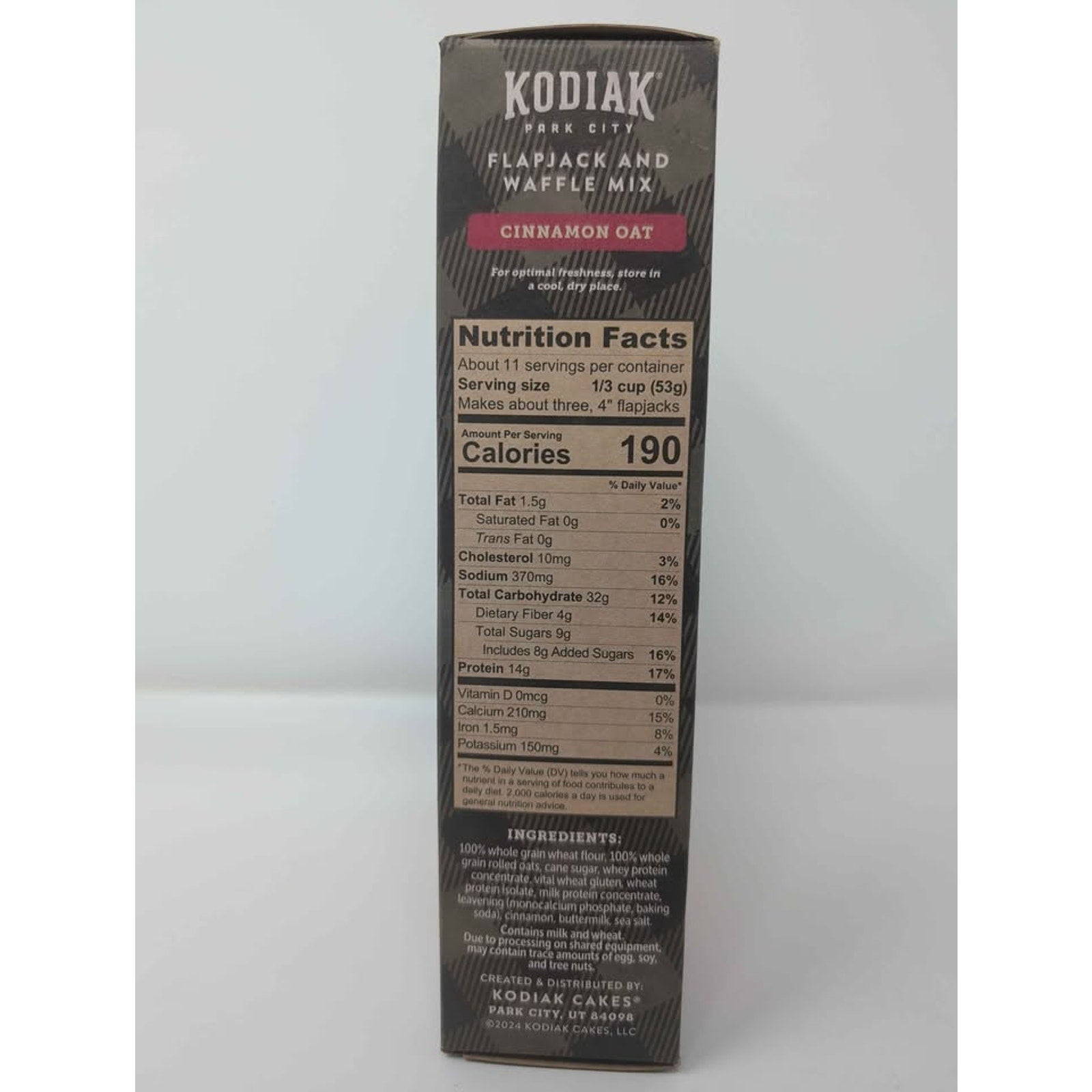Kodiak Protein pancakes 20 ounce. Pack of 6. 20 oz each. Cinnamon oat