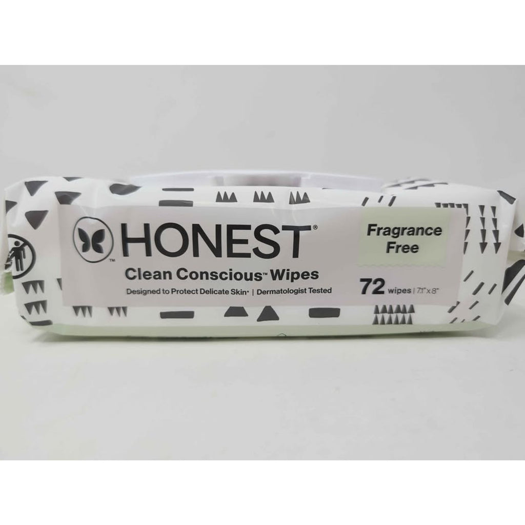 The Honest Company Hypoallergenic Multi-Use Baby Wipes for Sensitive Skin Baby Pattern Play 576 Coun
