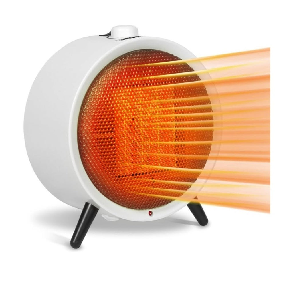 KEN BROWN Space Heater for Indoor Use White, 1500W/900W Electric Desk Heaters...