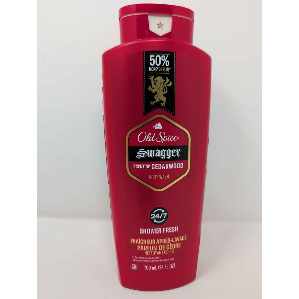 Old Spice Red Collection Swagger Scent Men's Body Wash, 24 fl oz, Pack of 4