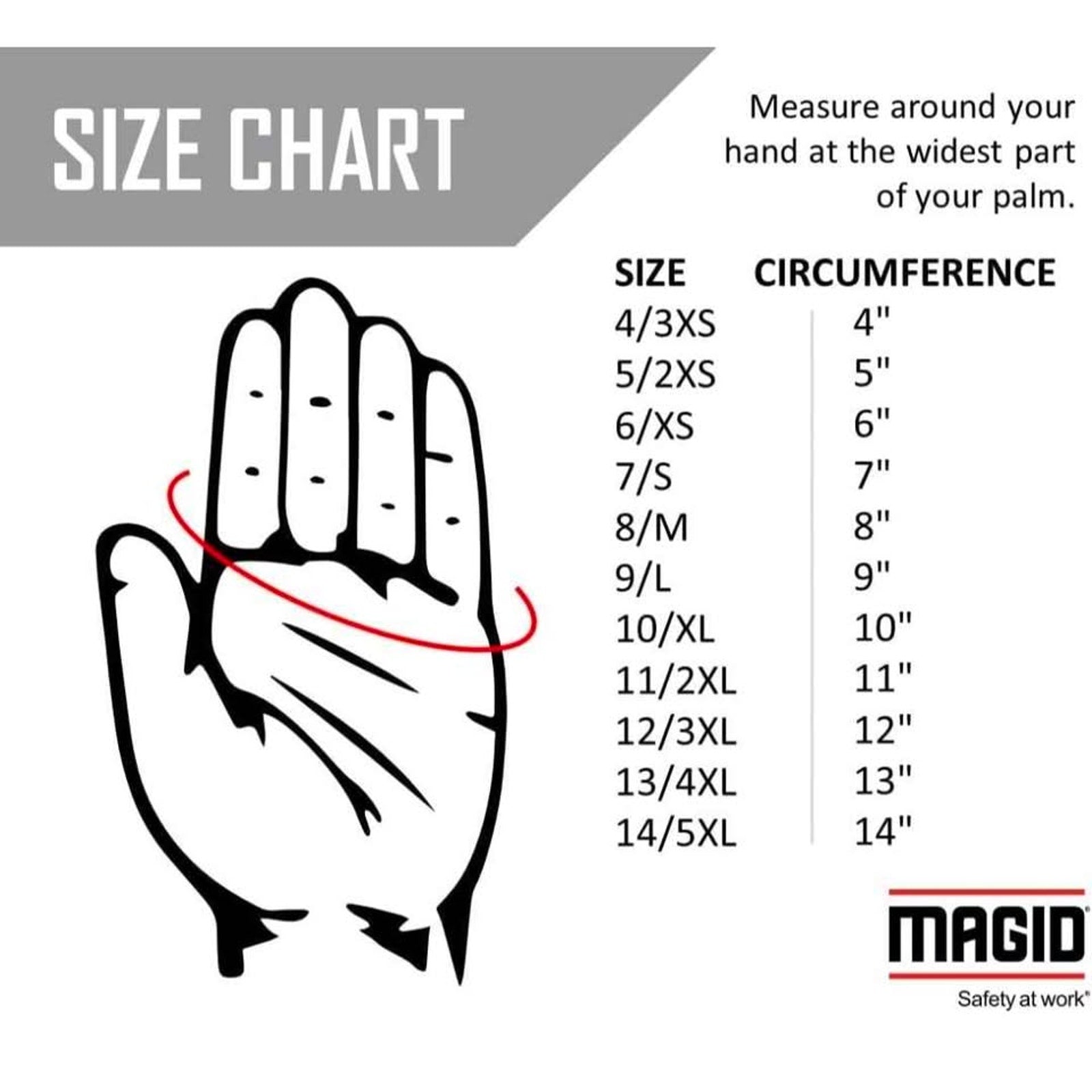 MAGID D-ROC ANSI A3 Touchscreen Compatible PU Coated Work Gloves, 12 Pairs, Size 6/XS, GPD267