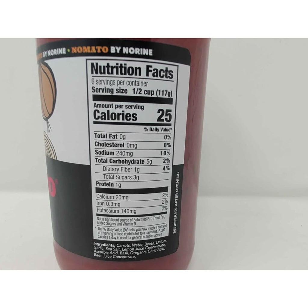 Nomato. Has no tomatoes all natural Tomato Free, Gluten Free, Nut Free and Dairy EXP 12/27