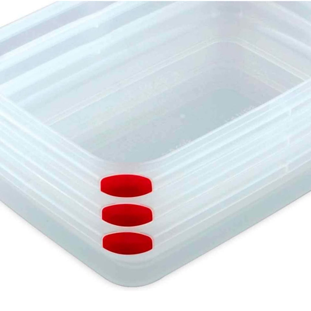 Sterilite 4 Pack Food Storage Container, Ultra-Seal Airtight Snapware with Lids, 16 Cup