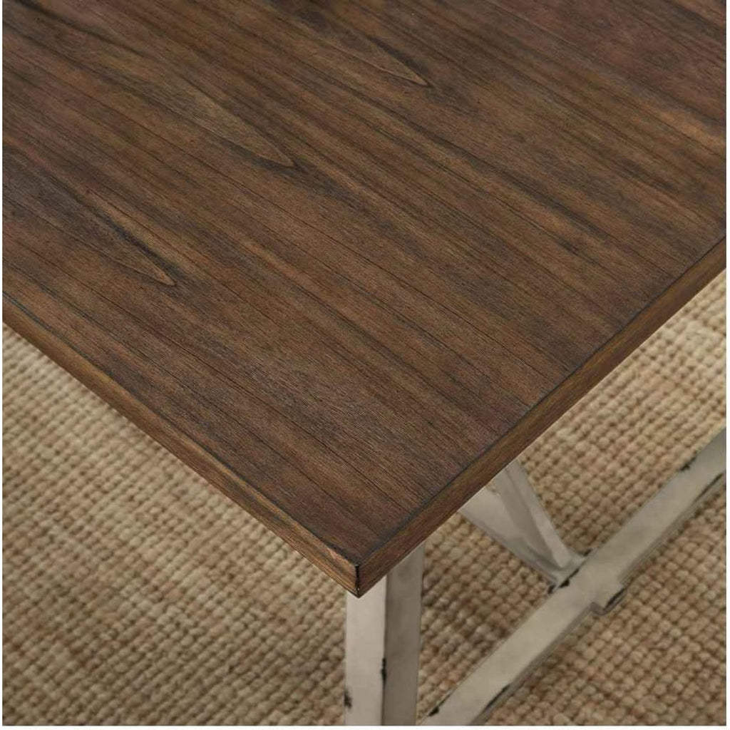 Better Homes and Gardens Collin Wood and Metal Dining Table 58.5" x 35.5" x 30" H