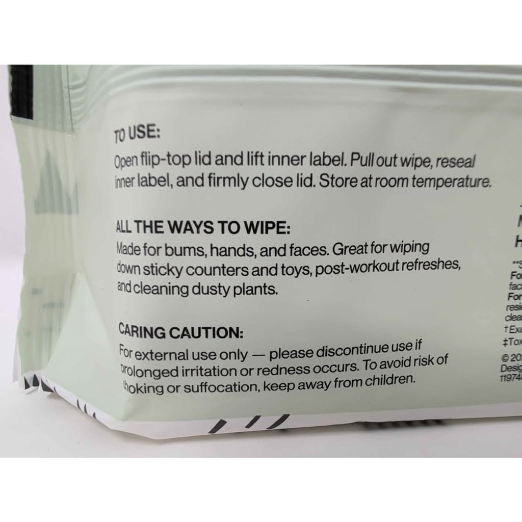 The Honest Company Hypoallergenic Multi-Use Baby Wipes for Sensitive Skin Baby Pattern Play 576 Coun