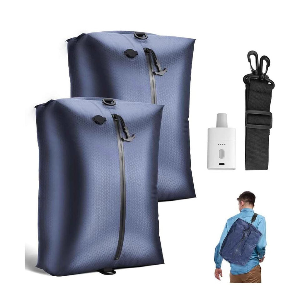 2PACK Travel Vacuum Bags With Wireless Pump Airtight & Waterproof For Traveling