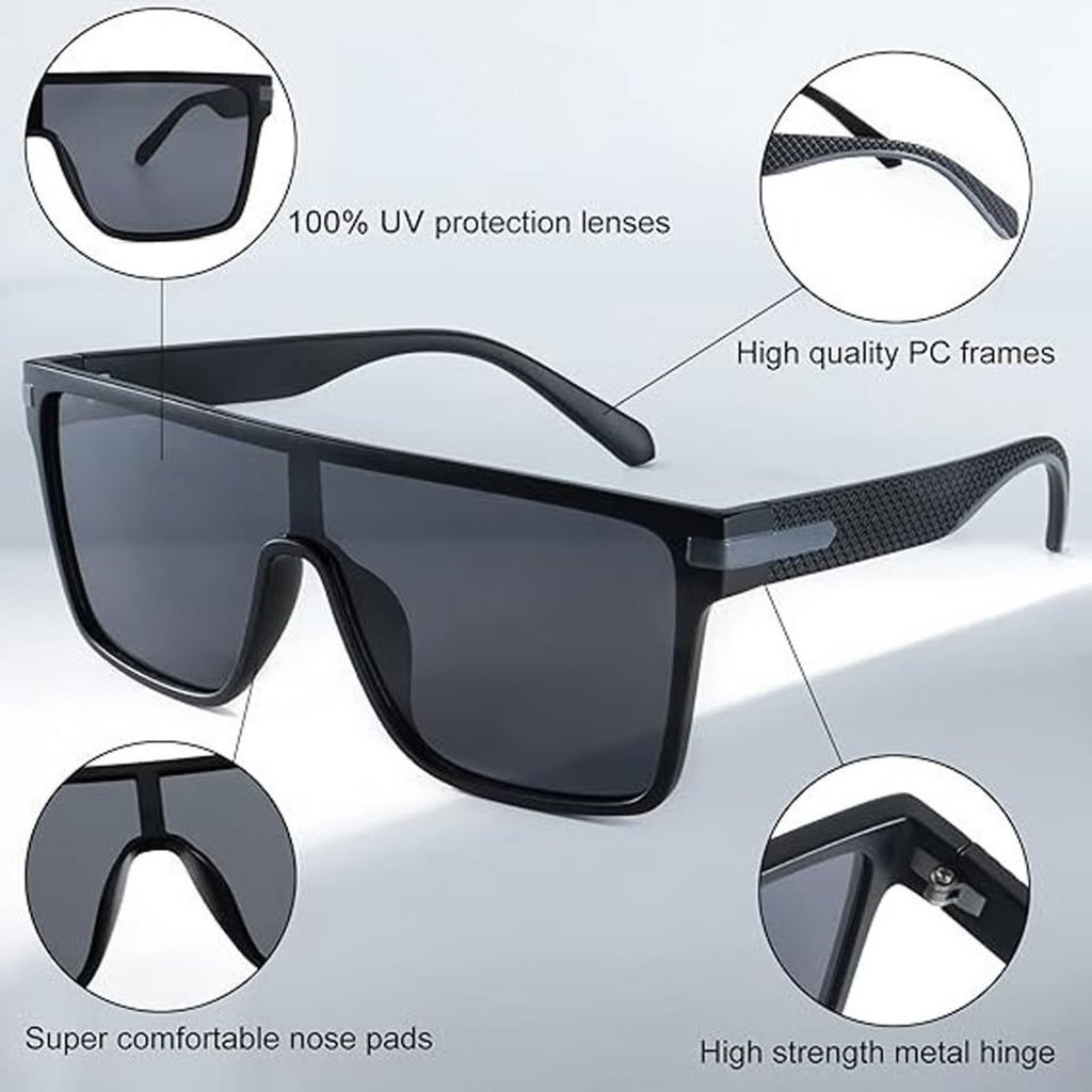 Oversized Huge XXL Pilot Sunglasses Fashion Women Outdoor Shades Glasses UV400