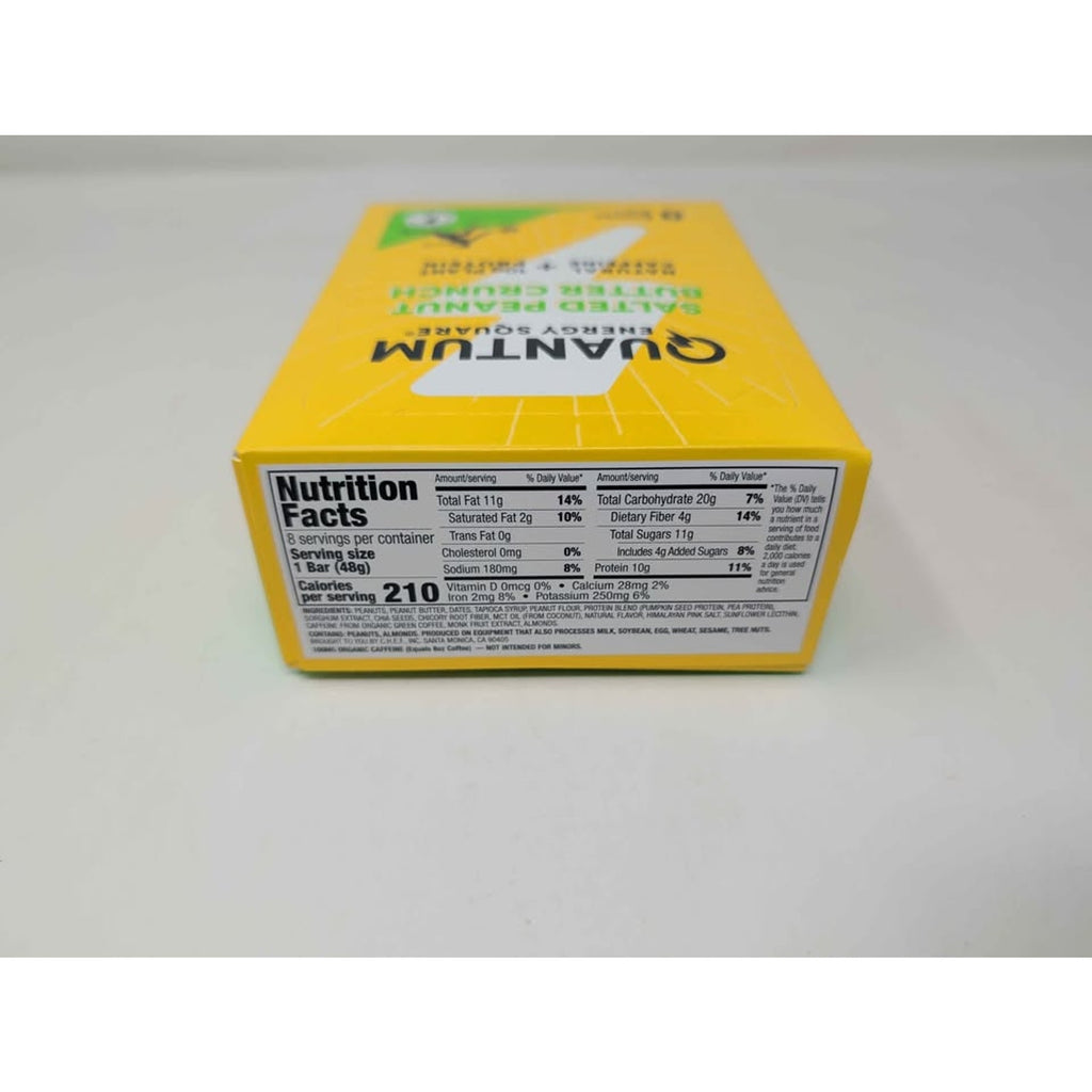 Quantum protein/fiber healthy snack. 32 squares total