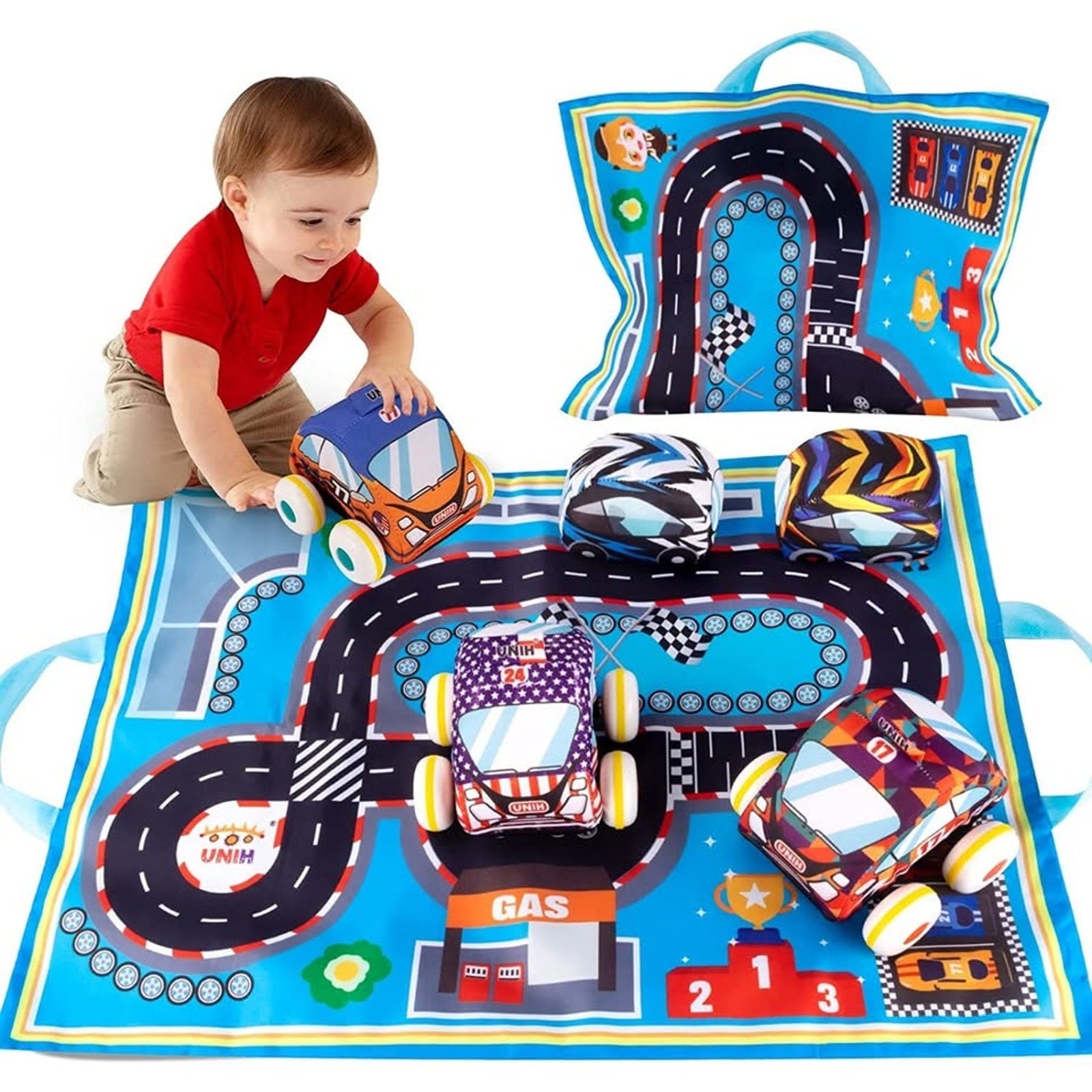 Pull Back Cars for Toddlers 1-3, Vehicles Toy for 1 Year Old Boy,6 Pieces Push a