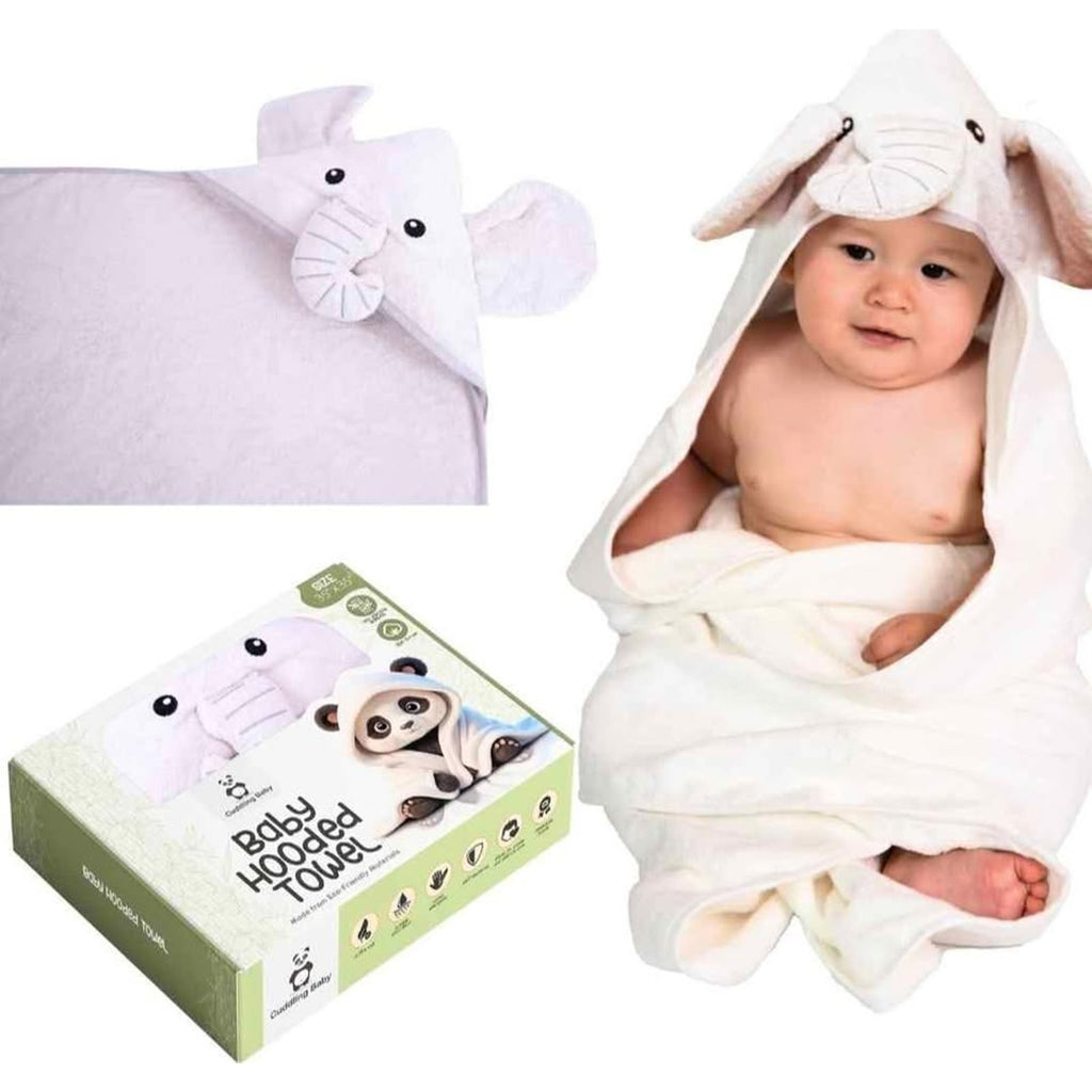 Cuddling Baby Premium Hooded Towel - 500GSM Viscose derived from Bamboo Cotto