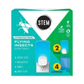 STEM Indoor Fruit Fly  Light Trap,  2 Pack Plug-ins and 4 Cartridge Starter Kit