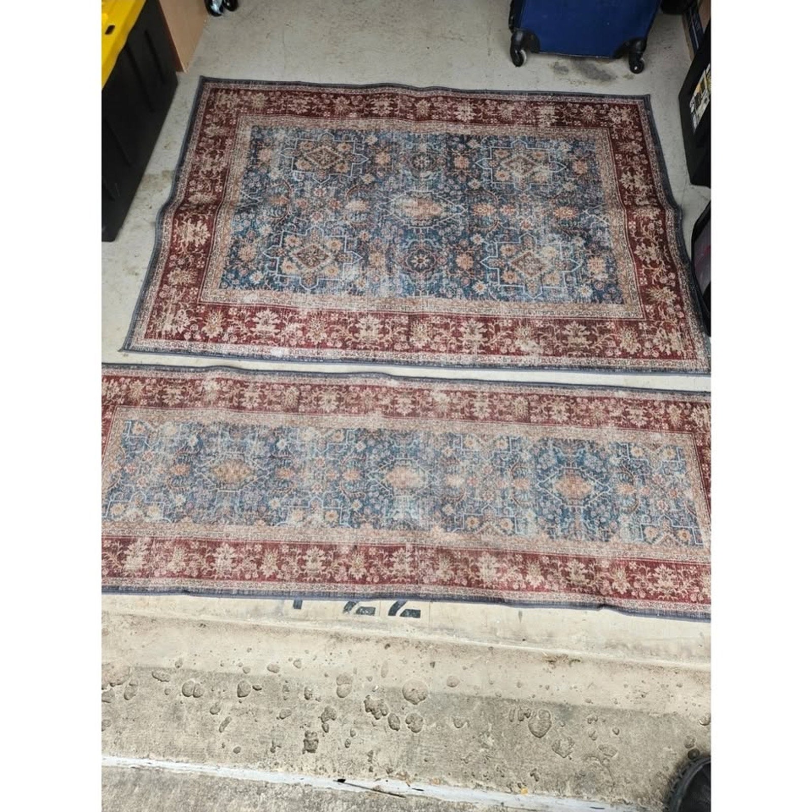 (150) Juego De Pandora Alexander Alfombra tradicional azul de 90 x 150 cm