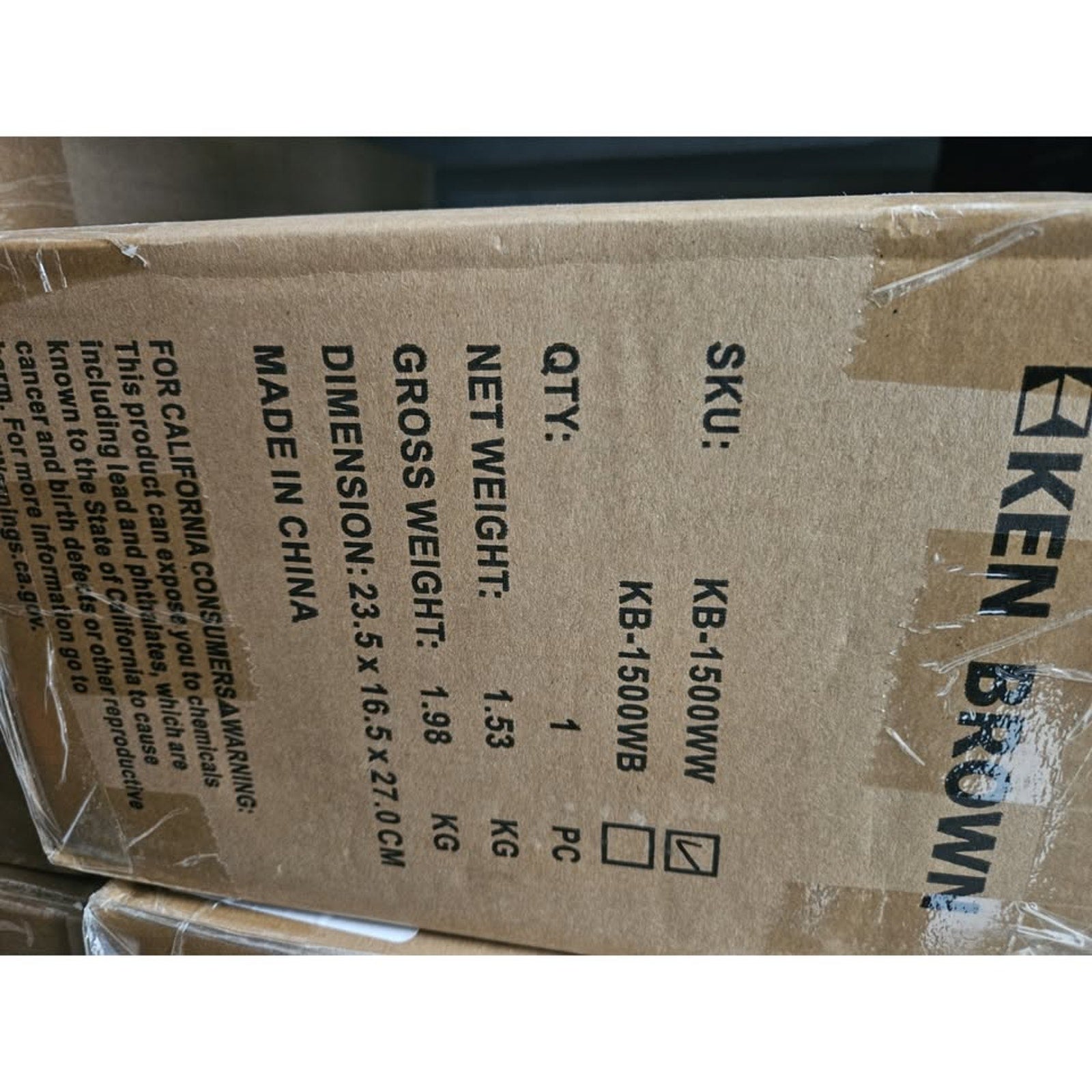 KEN BROWN Space Heater for Indoor Use White, 1500W/900W Electric Desk Heaters...