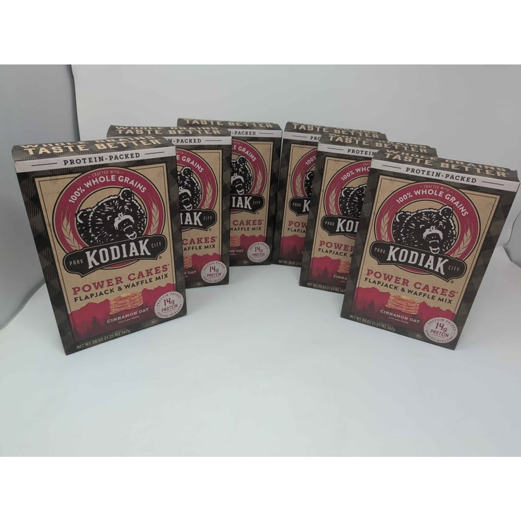 Kodiak Protein pancakes 20 ounce. Pack of 6. 20 oz each. Cinnamon oat
