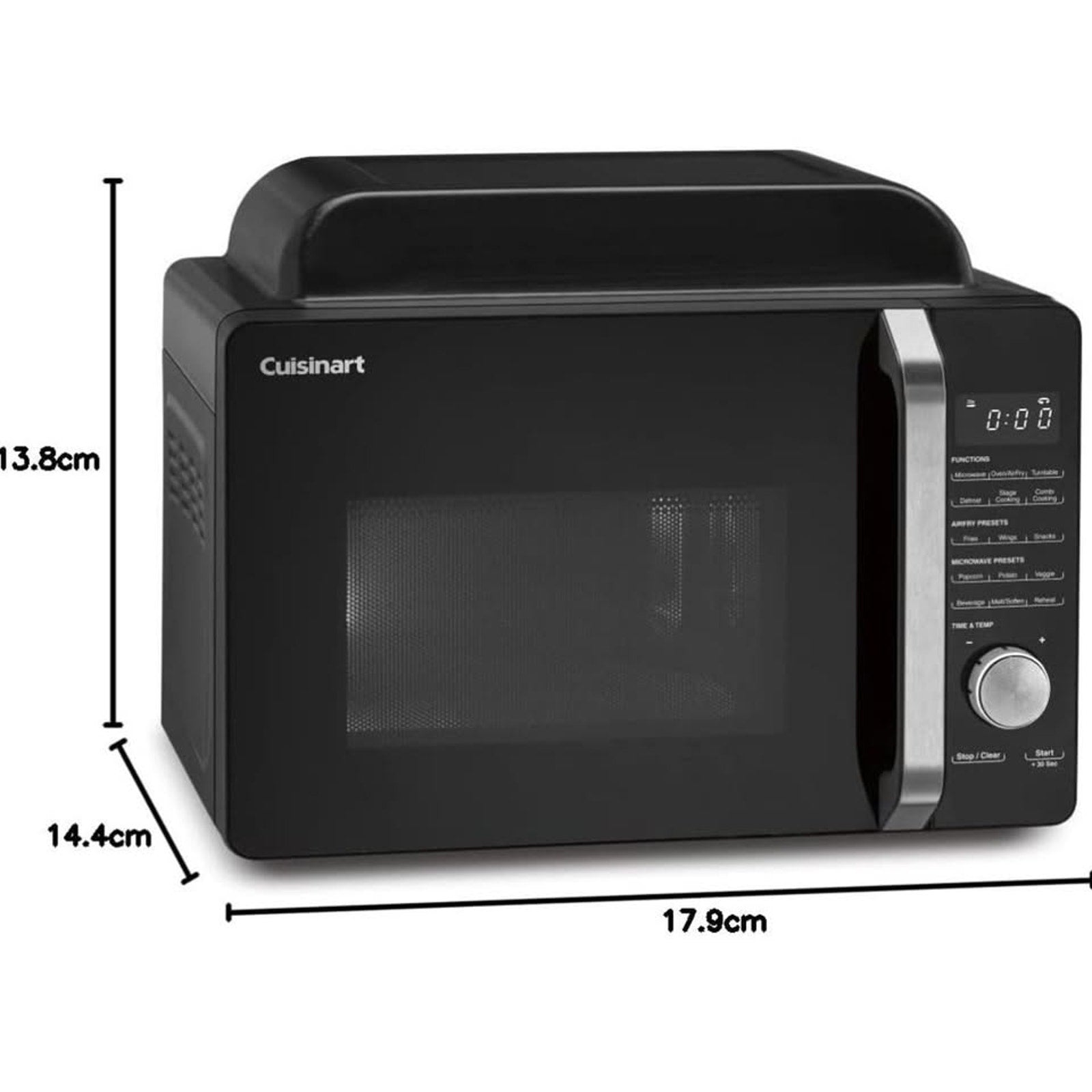 Cuisinart AMW-60 3-in-1 Oven Airfryer Microwave - Black BRAND NEW *SHIPS FAST*