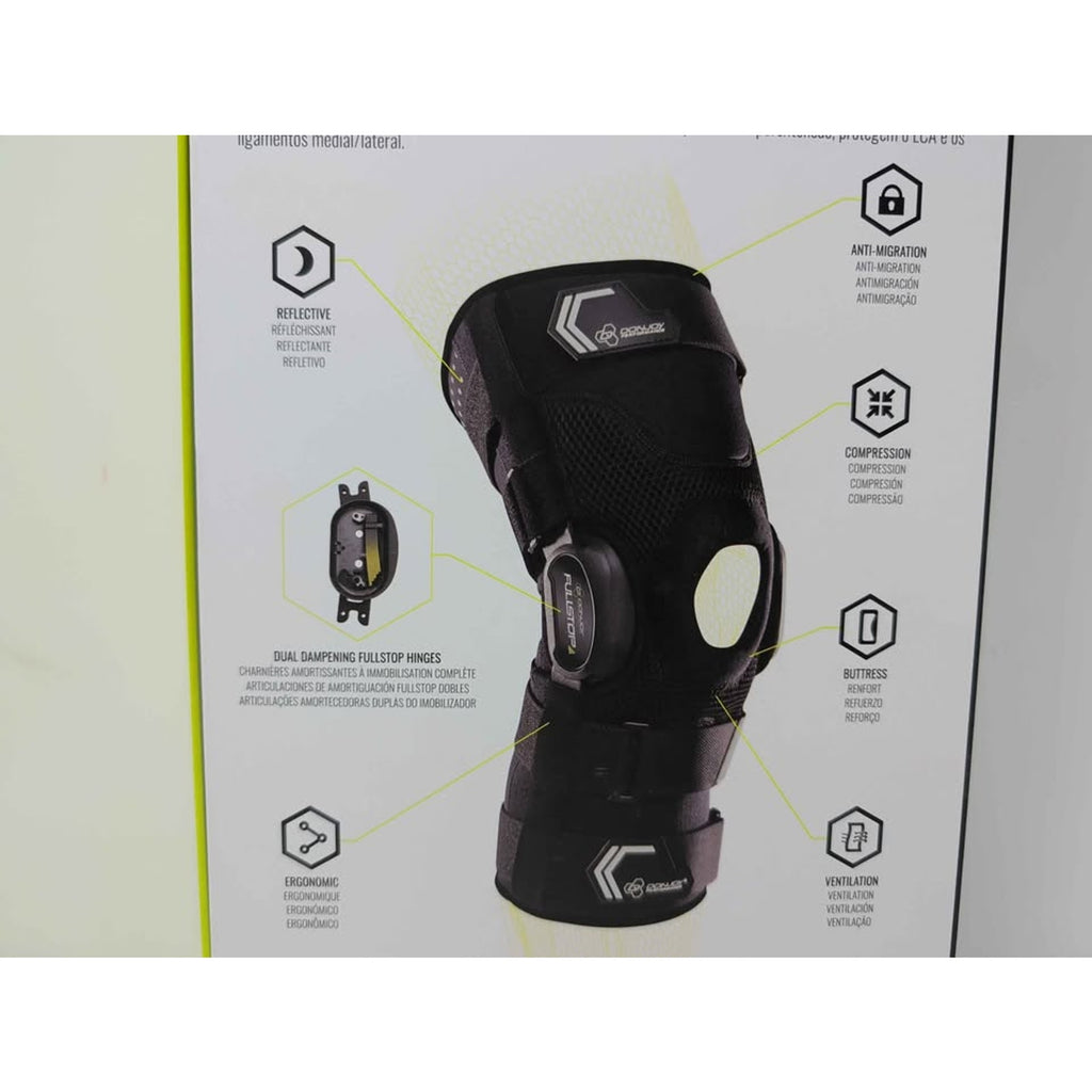 LARGE DonJoy Performance BIONIC FULLSTOP Knee Brace - ACL, Meniscus Injuries, Joint and Patella