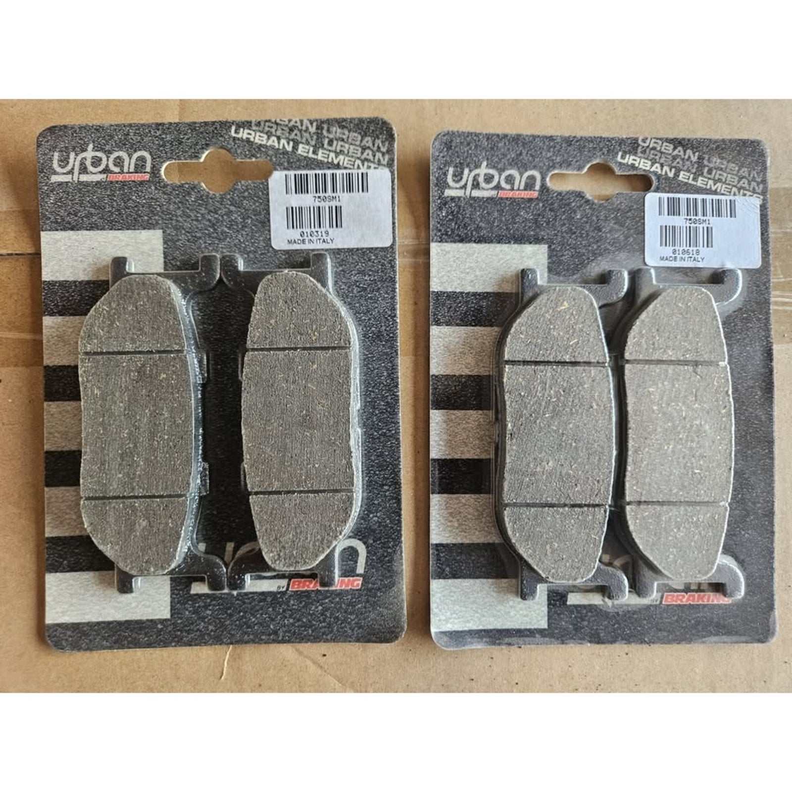 EBC - 750SM1 - URBAN BRAKING BREAK PADS (pair)
