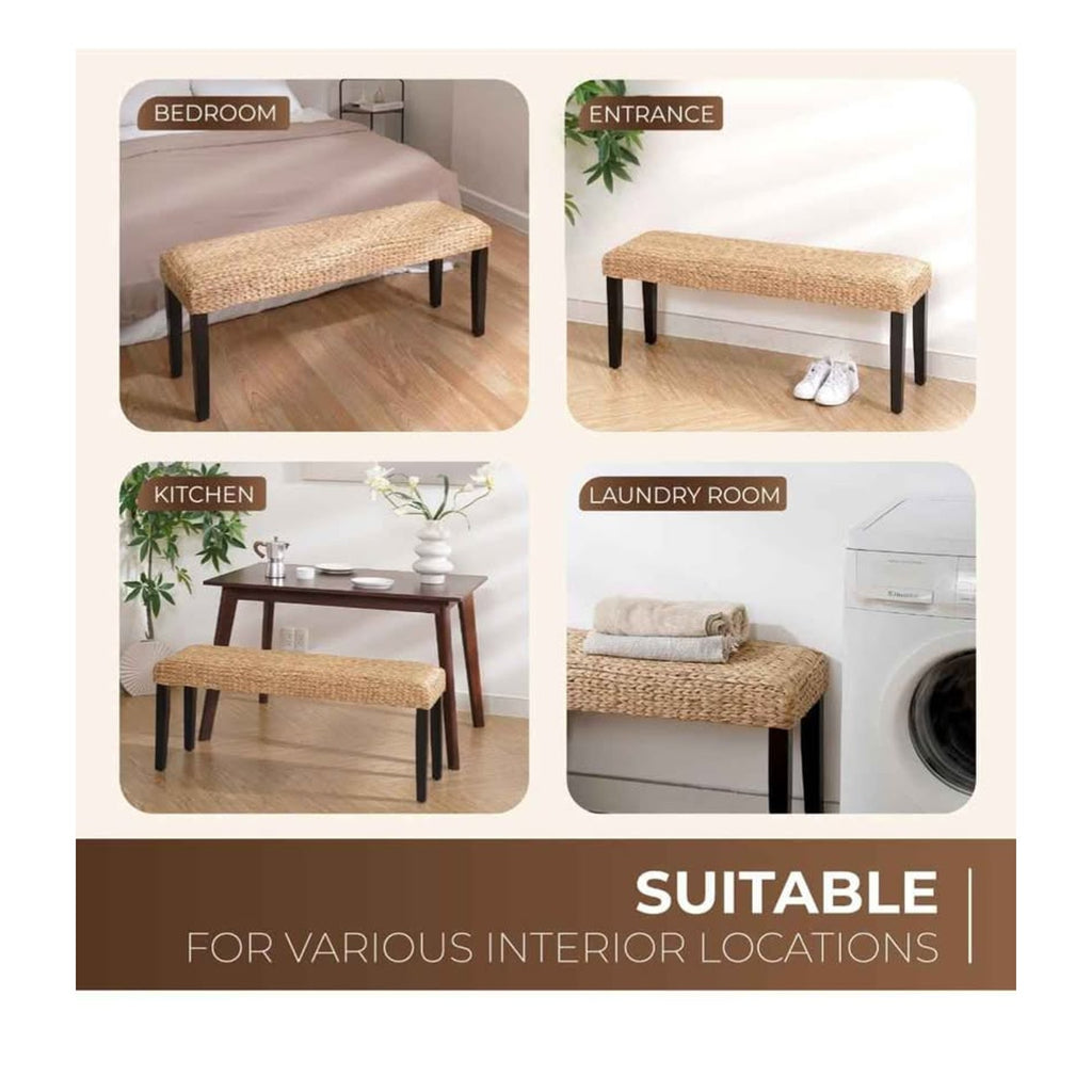 Brand new bench banca. Madera. Wood. NUEVA Acacia. 47"
