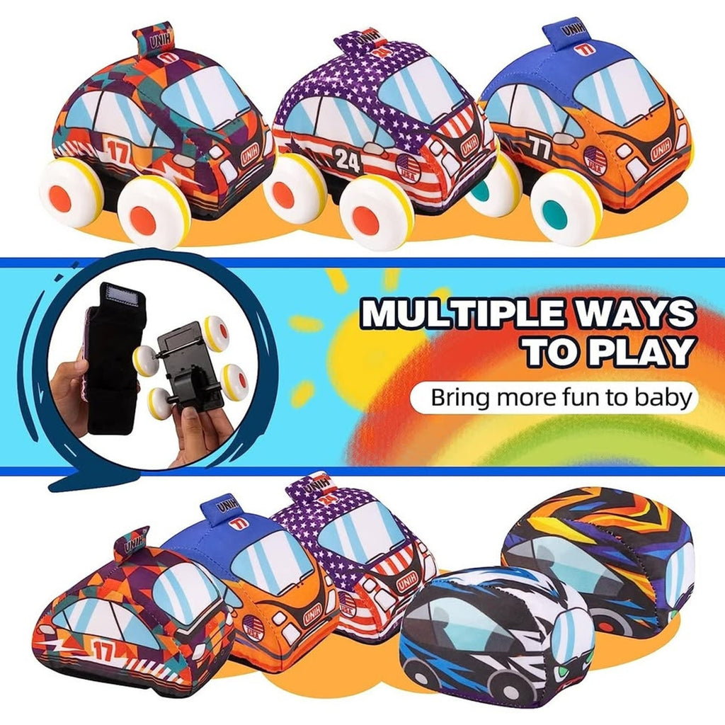 Pull Back Cars for Toddlers 1-3, Vehicles Toy for 1 Year Old Boy,6 Pieces Push a