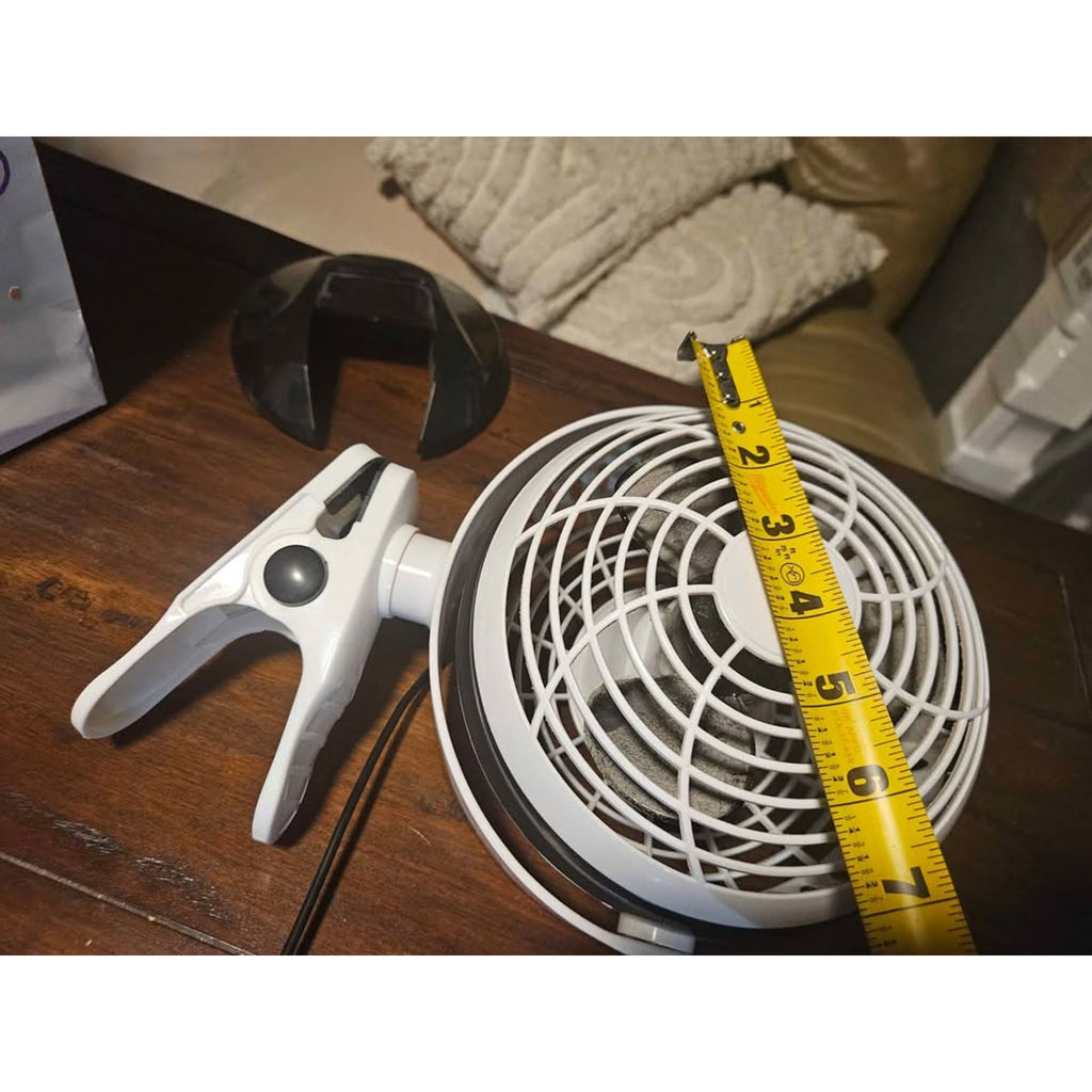 6 inch desk fan with clip on