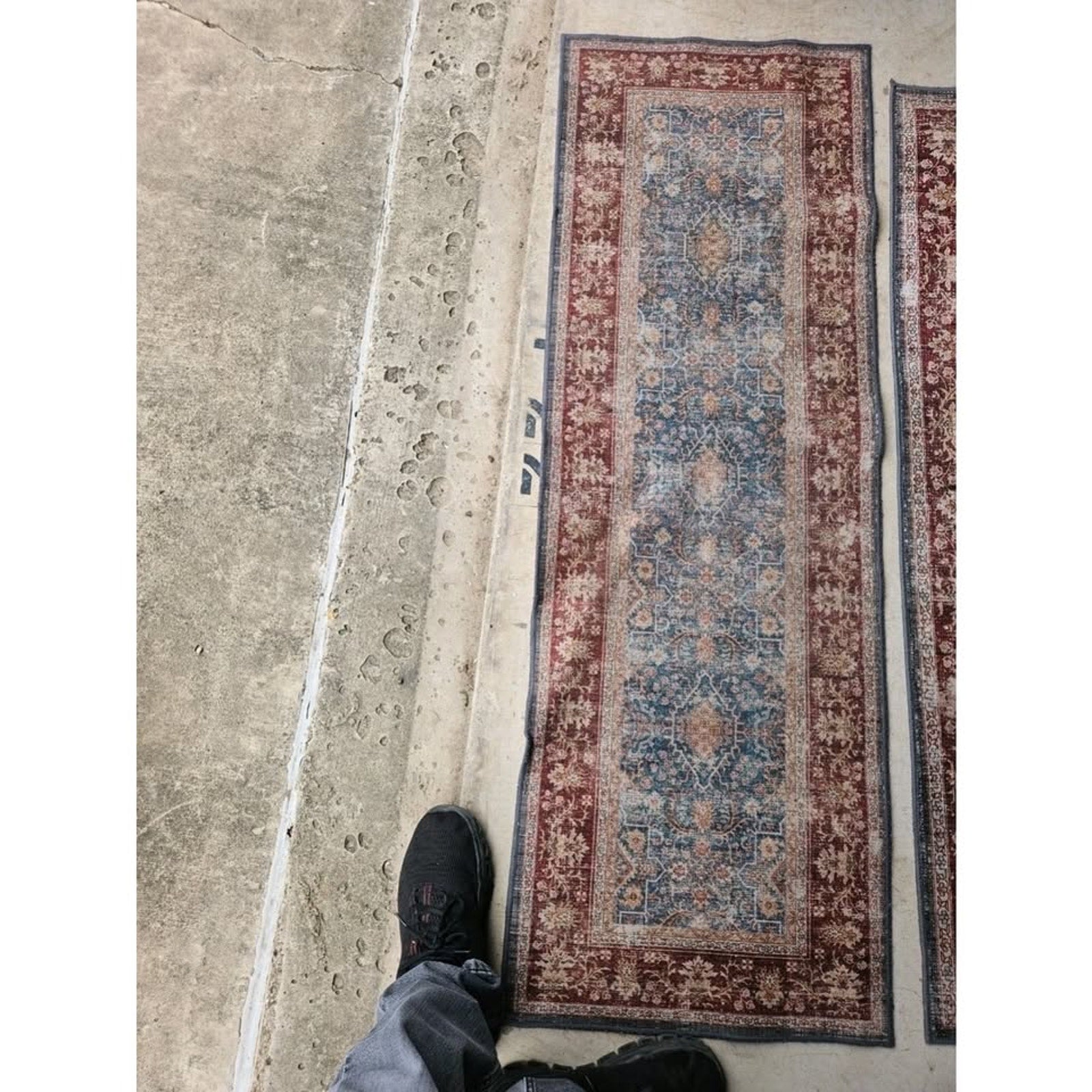 (150) Juego De Pandora Alexander Alfombra tradicional azul de 90 x 150 cm