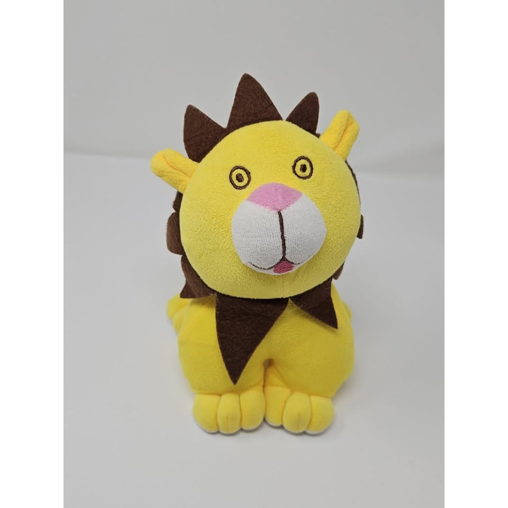 (15) Yellow Lion Stuffed Animal 8"/León amarillo de peluche de 20 cm