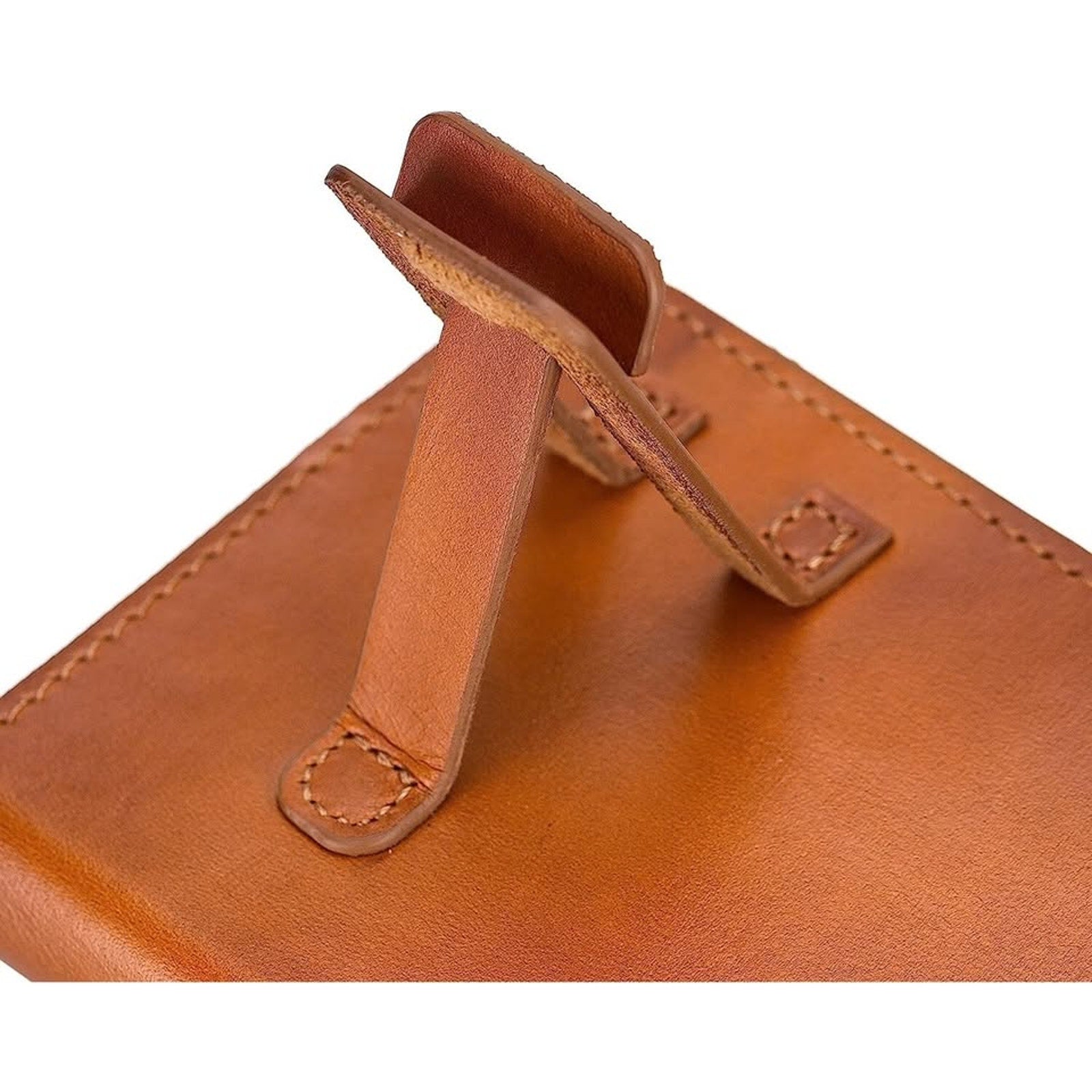 Bayelon iPhone 14 Pro Max Case, Detachable Trifold Genuine Leather Wallet Case