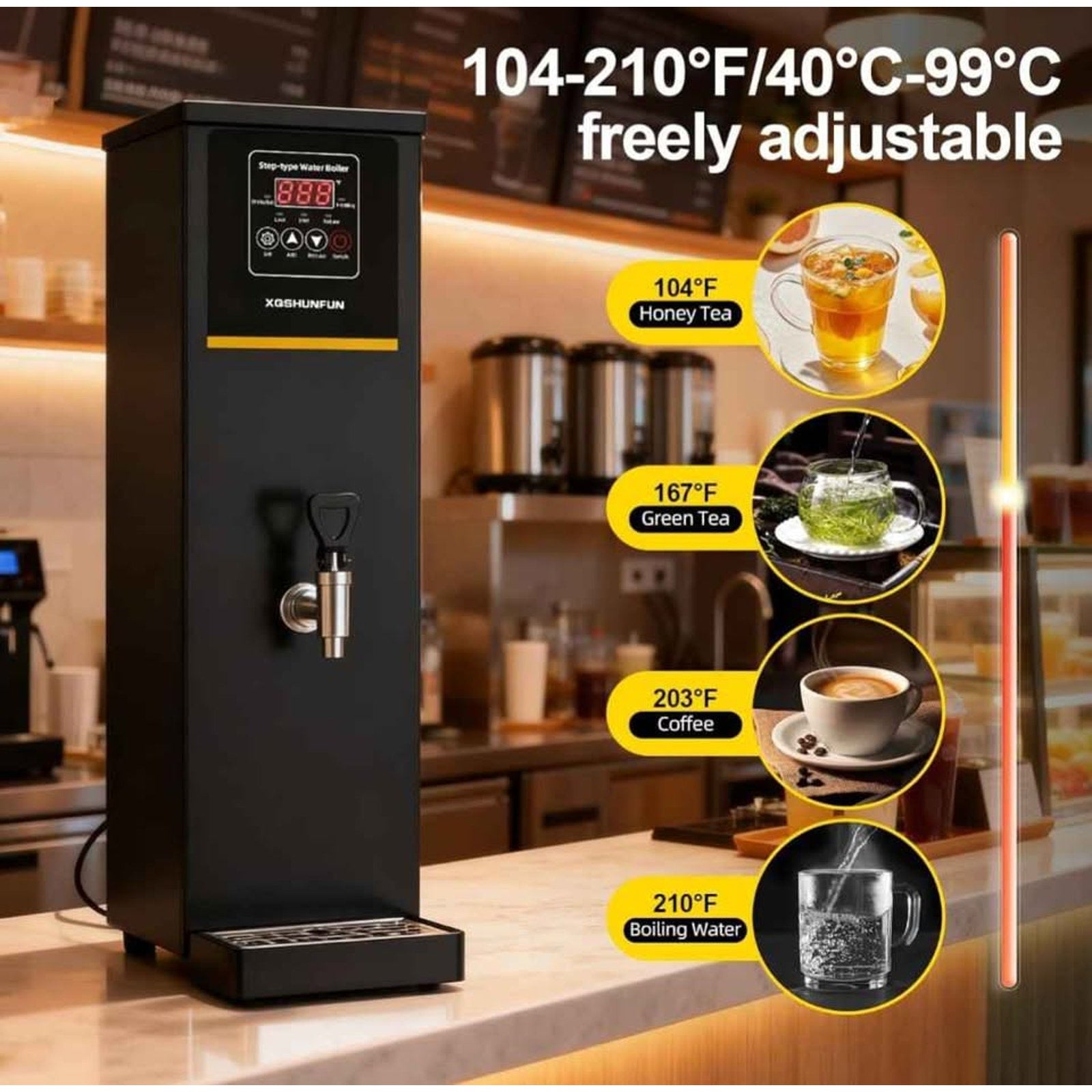 Brand new Commercial Hot Water Dispenser, 8.45 Qt. NUEVO boiler de agua professional