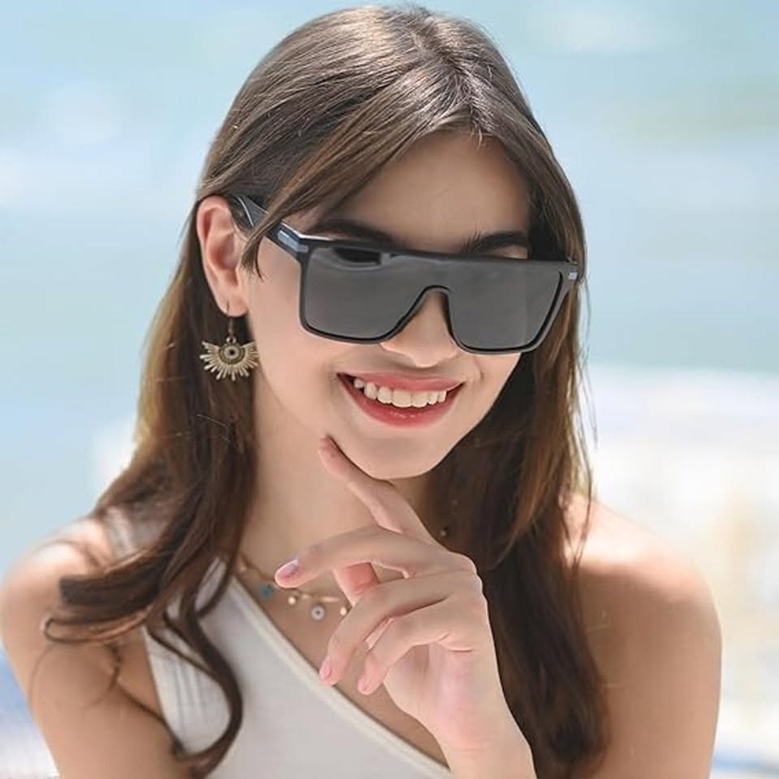 Oversized Huge XXL Pilot Sunglasses Fashion Women Outdoor Shades Glasses UV400