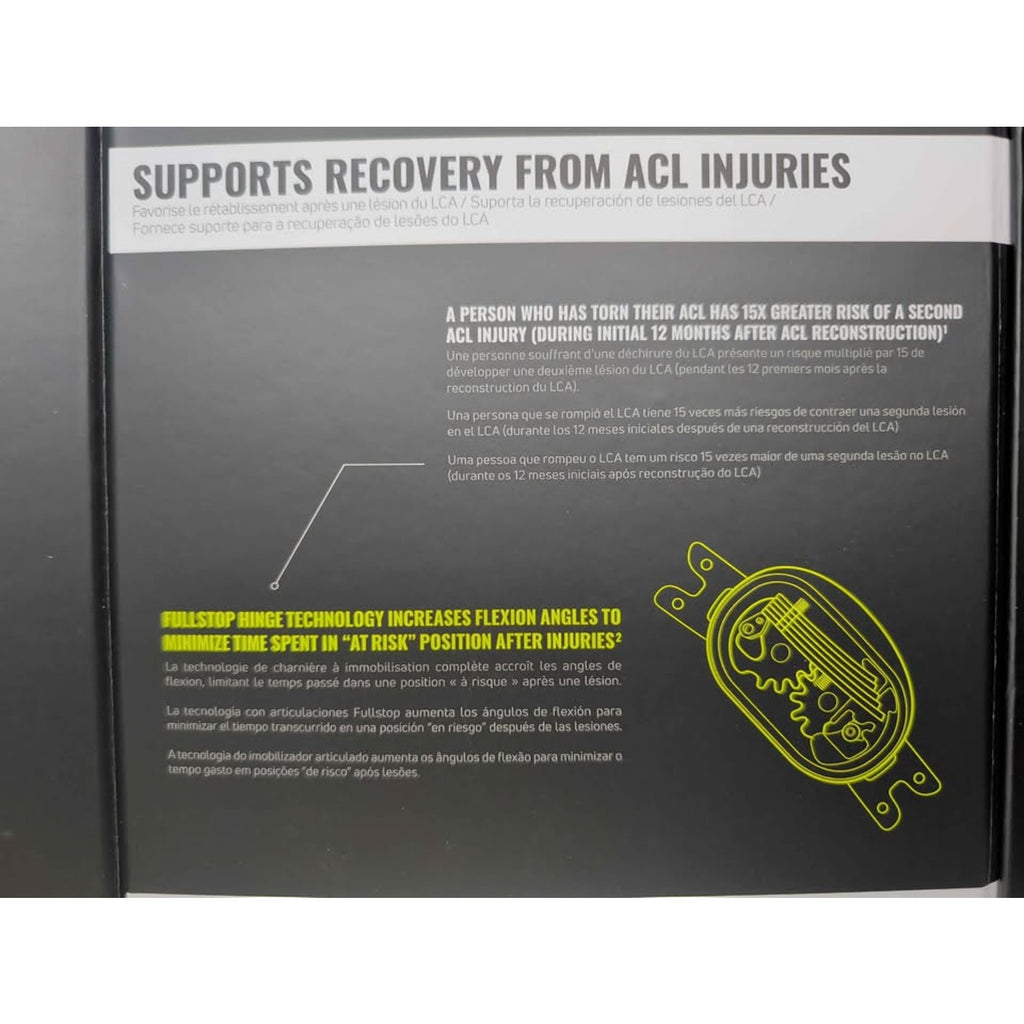 LARGE DonJoy Performance BIONIC FULLSTOP Knee Brace - ACL, Meniscus Injuries, Joint and Patella