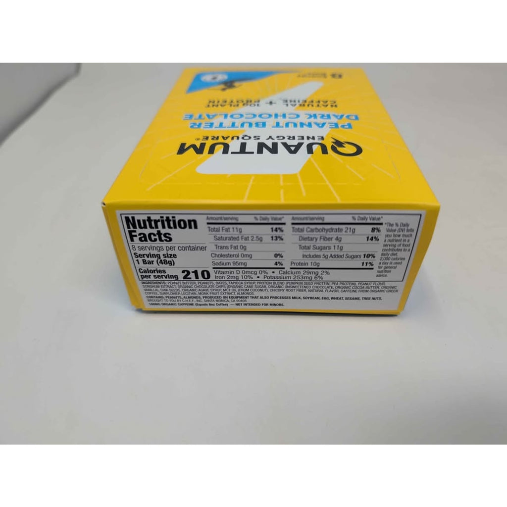 Quantum protein/fiber healthy snack. 32 squares total