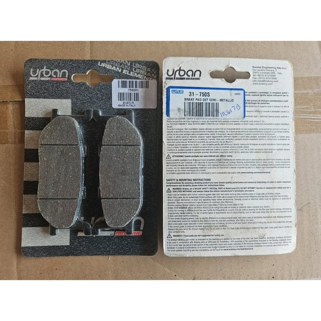 EBC - 750SM1 - URBAN BRAKING BREAK PADS (pair)