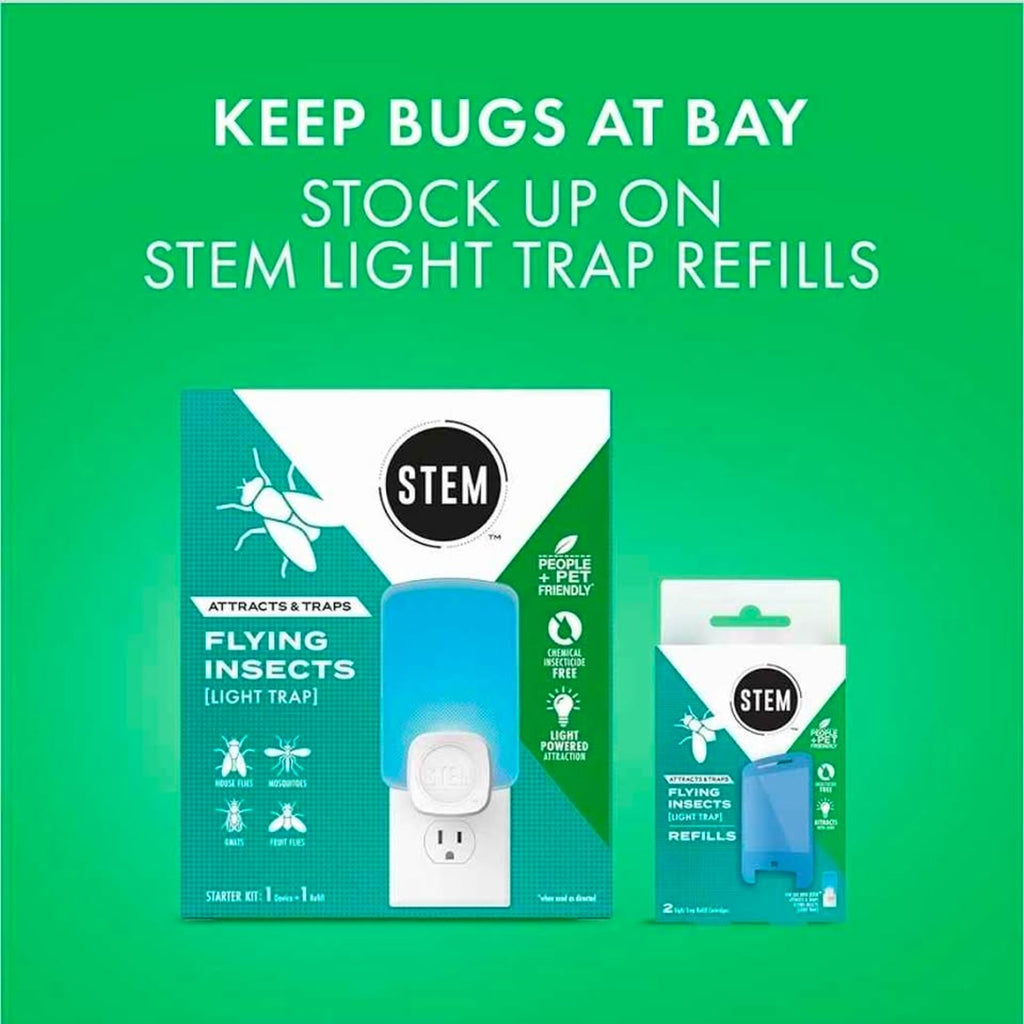 STEM Insect Trap - Indoor Fruit Fly & Gnat Pest Control for House, Home and Kitchen, Attracts & Trap