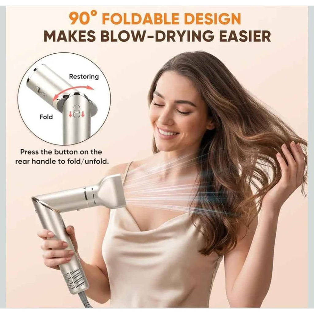 8-in-1 High-Speed Hair Dryer Brush Set - Ionic Hot Air Styler, Auto Curlers