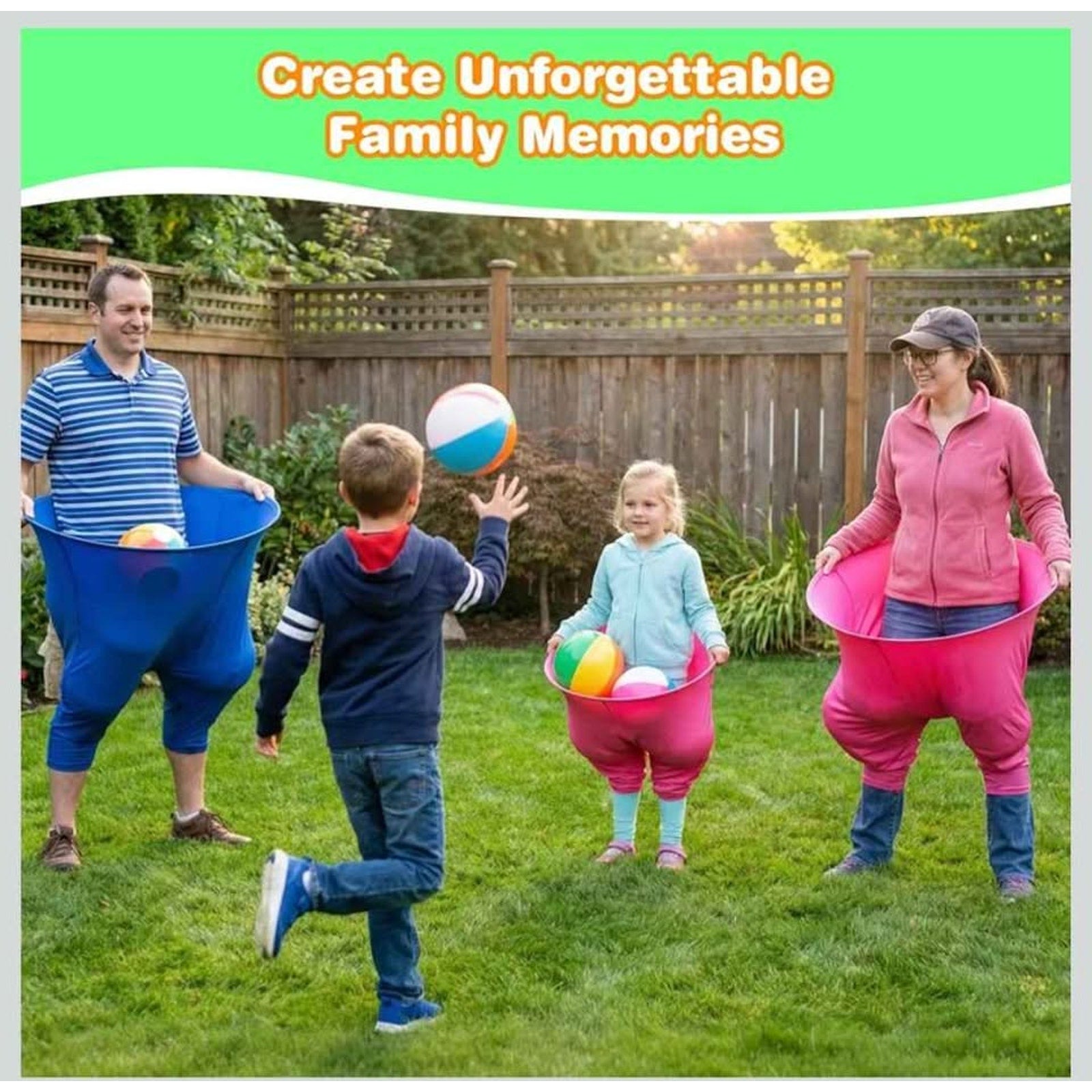 Granny Pants Yard Game for Kids and Adults- Giant OutdoorTossing Carnival Game