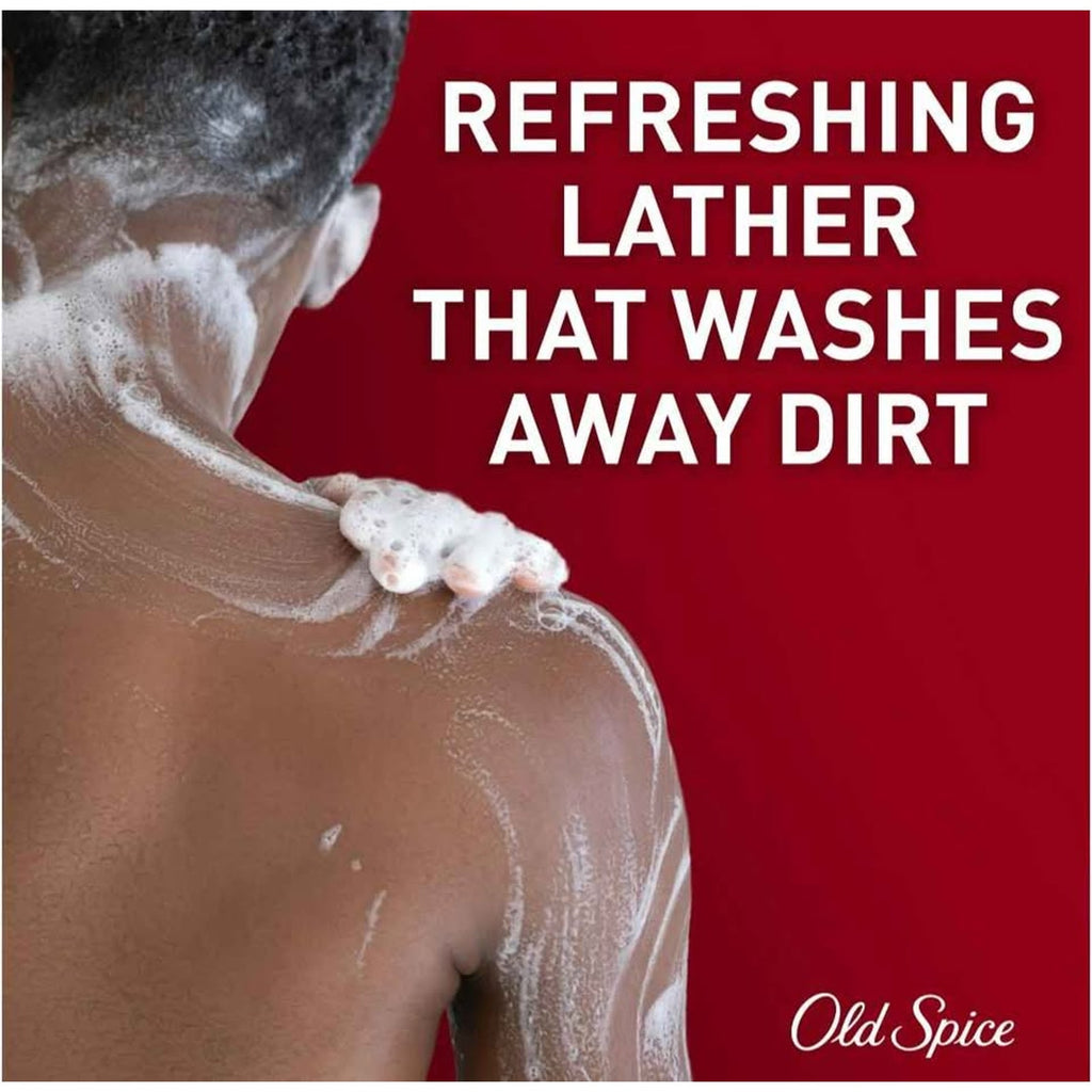 Old Spice Red Collection Swagger Scent Men's Body Wash, 24 fl oz, Pack of 4